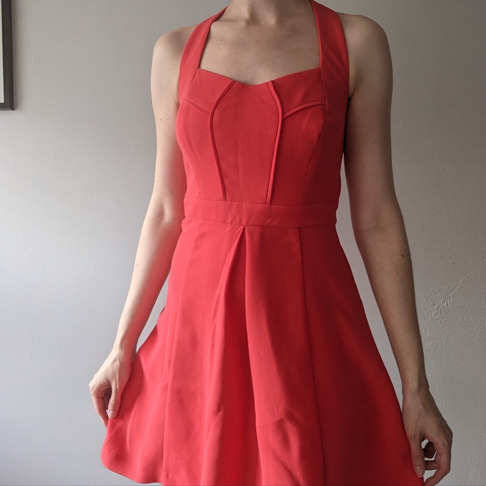 BCBG halter dress